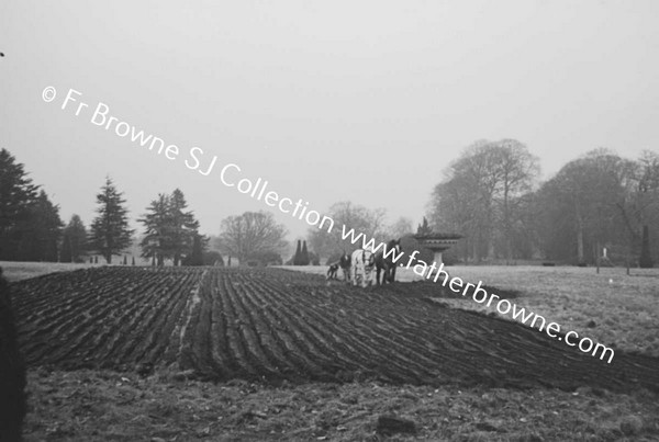 FIRST PLOUGHING OF GARDEN